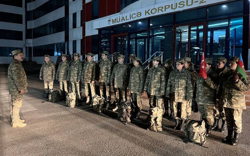 Bir qrup hərbi tibb personalımız Türkiyəyə yola düşdü