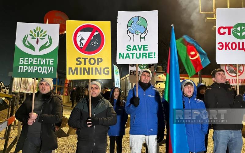 Azərbaycanlı fəallar dünya ictimaiyyətini ekologiyanı qorumağa çağırırlar - FOTO