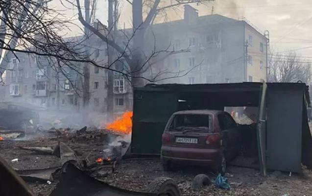 Rusiya Donetski vurdu - Ölən və yaralananlar var-Fotolar