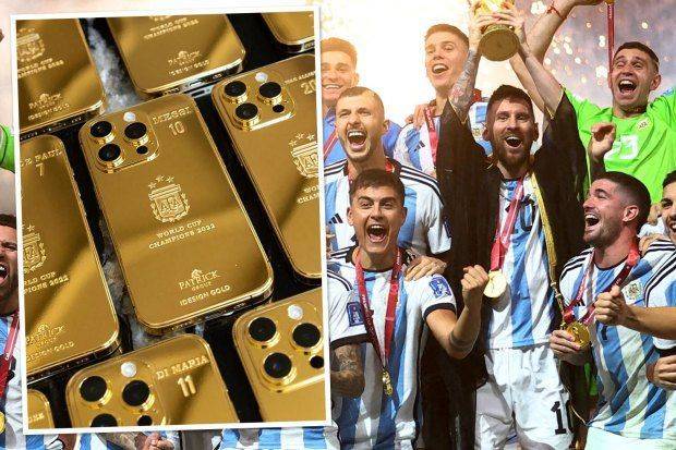 Messi komanda yoldaşlarına qızıl telefonlar bağışladı: Qiymət hamını şoka saldı