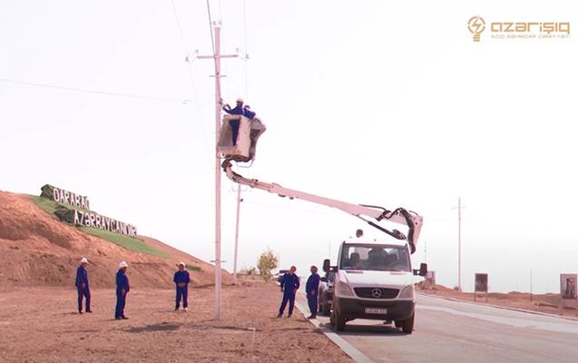“Azərişıq” Zodda 35 kV-luq xəttin çəkilişini yekunlaşdırdı - VİDEO
