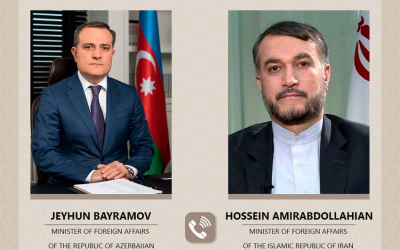 Azərbaycan və İran XİN başçıları telefonla danışıblar