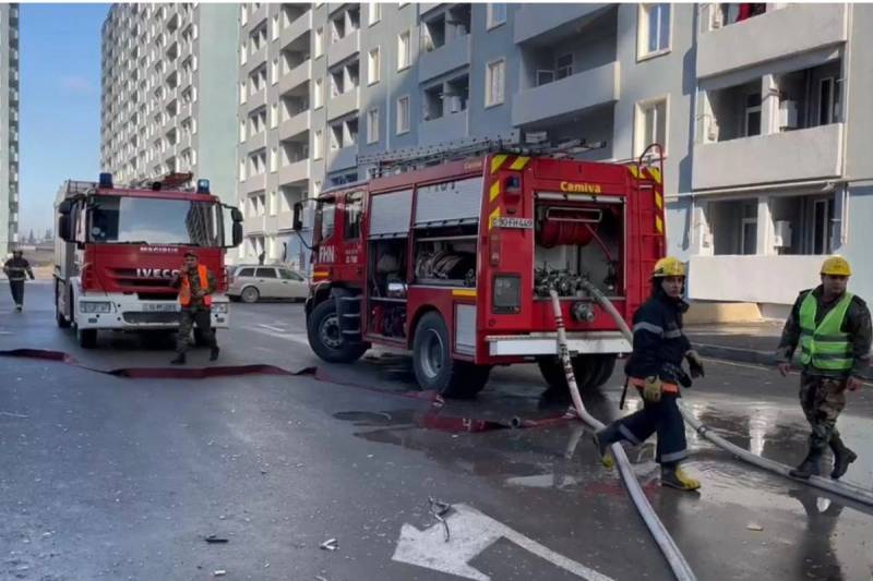 Saray qəsəbəsindəki yanğın söndürüldü 