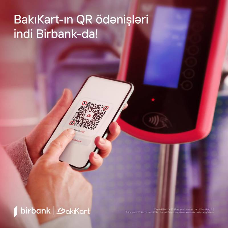 Birbank-dan daha bir yenilik - Metro və avtobuslarda rahat ödəmə imkanı