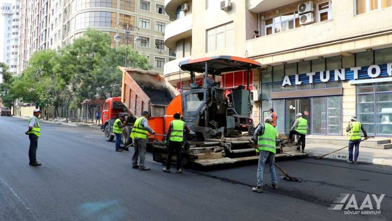 Bu küçələrdə təmir işləri aparılır - VİDEO/FOTO