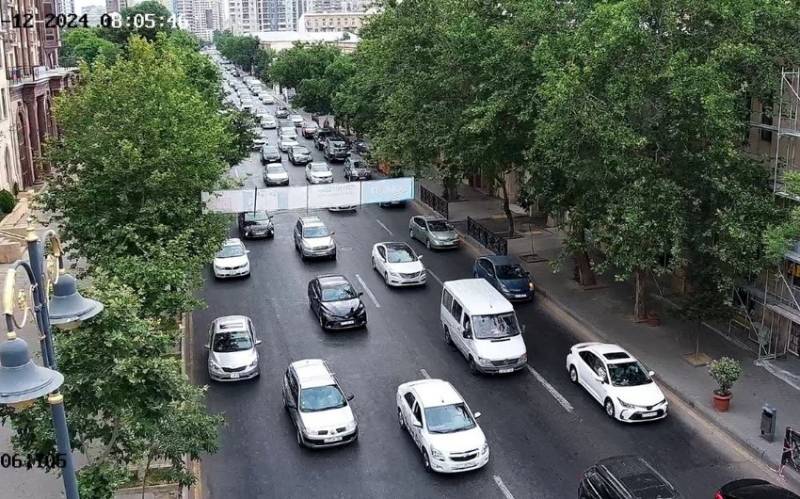 Bakıda bu yollarda tıxac var - SİYAHI