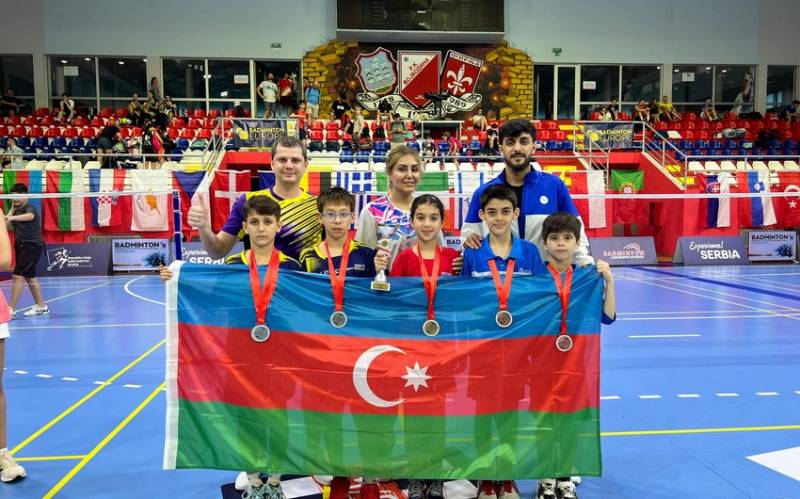 Badmintonçularımız beynəlxalq yarışda 4 medal qazandı