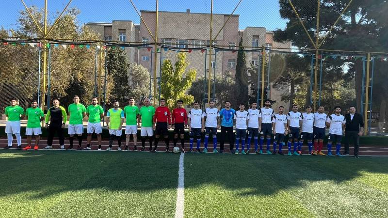 Zəfər Gününə həsr olunmuş mini-futbol idman yarışı üzrə açılış mərasimi baş tutub - FOTOLAR