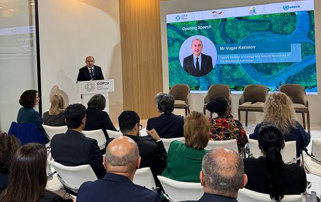 COP29-da iqlim dəyişikliyinin transsərhəd su resurslarına təsiri müzakirə edildi