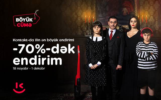 “Kontakt”da Böyük Cüməyə özəl 70%-dək endirim 