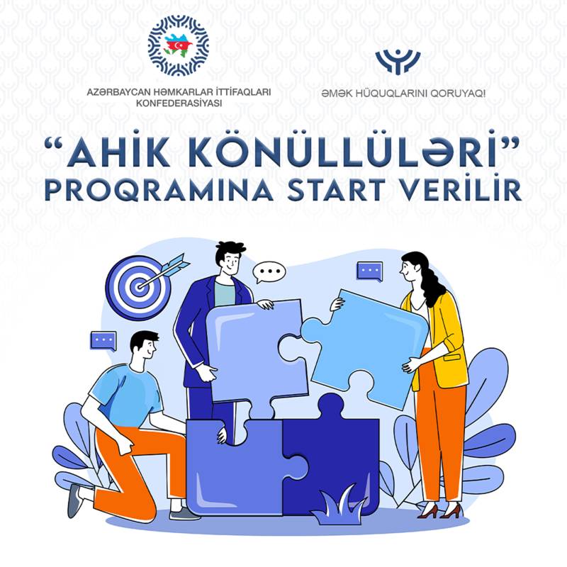 “AHİK Könüllüləri” proqramına start verilir 