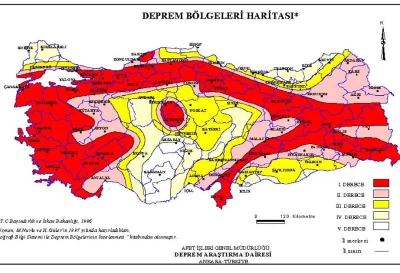 Malatya zəlzələsindən sonra Türkiyənin seysmik risk xəritəsi yeniləndi