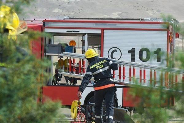 Azərbaycanda uşaq bağçasında yanğın 