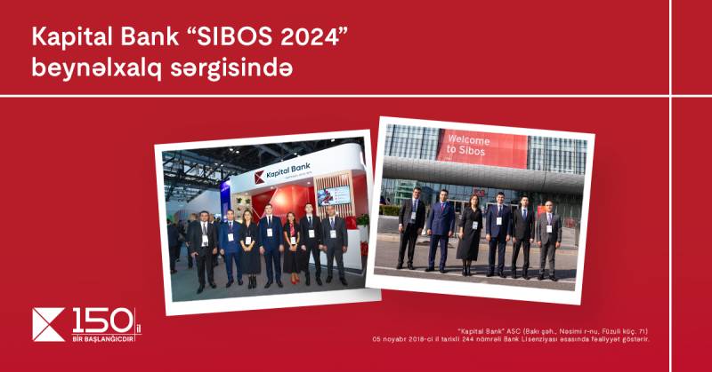 Kapital Bank “SIBOS 2024” beynəlxalq sərgisində 