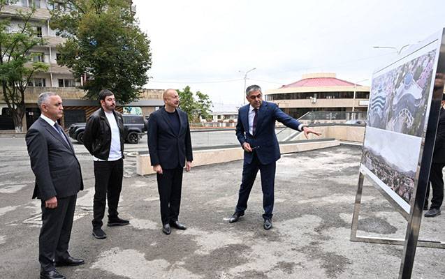 Prezident Xankəndidəki “Bulud”a baxdı - FOTO