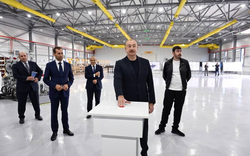 Prezident İlham Əliyev Ağdam Sənaye Parkında 