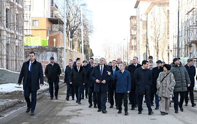 Samir Nuriyev Xankəndi və Şuşada bir sıra obyektlərə baxış keçirdi - Fotolar