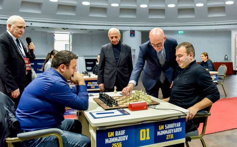 Şahmat üzrə Azərbaycan çempionatında finalın ilk oyunları keçirildi 