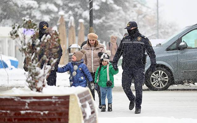 Polis ən yüksək rejimdə: Günboyu fəaliyyət - FOTO/VİDEO