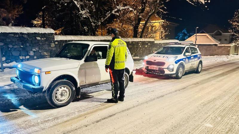 Şəkidə polis gücləndirilmiş rejimdə işləyir 