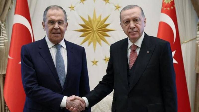 Ərdoğan Lavrov ilə görüşdü 